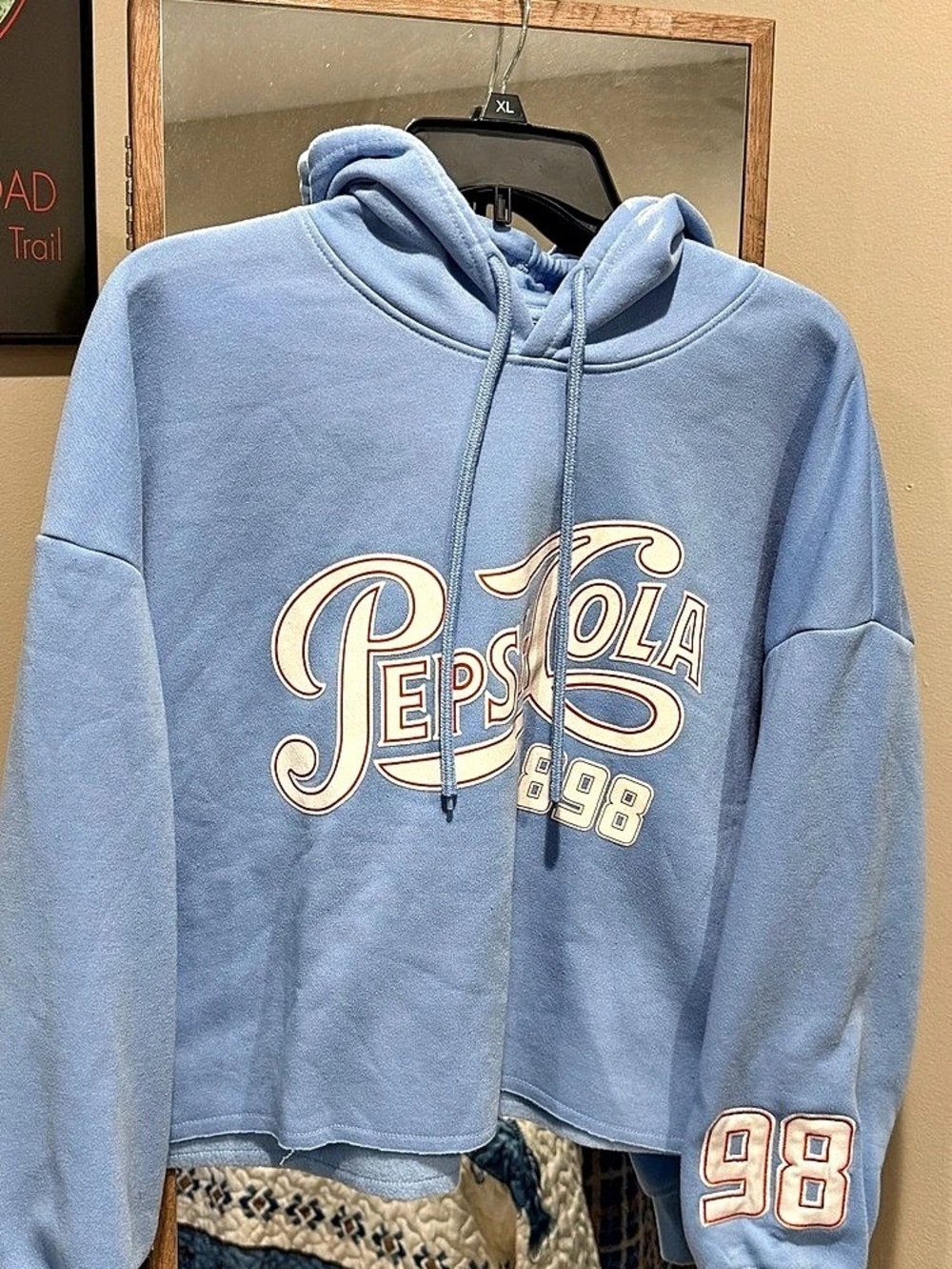 Graphic Hoodie in Blue